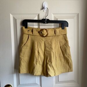 American Eagle Outfitters Mustard Women's Shorts